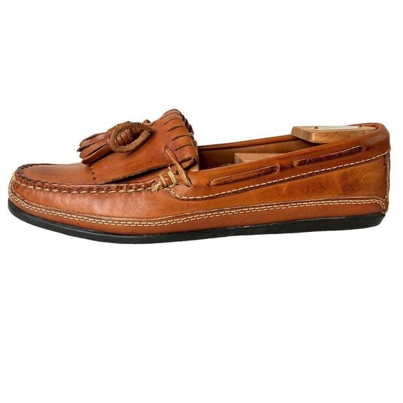 JOHNSTON & MURPHY Passport Tassel Loafers in Brown Men's 10M  Y-04 - Picture 2 of 14